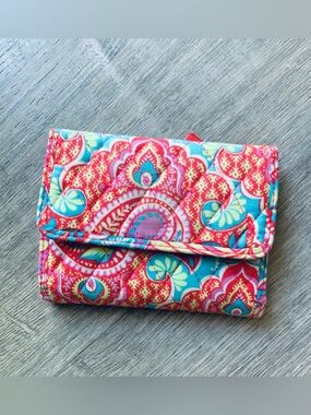 Vera Bradley Paisley Print Wallet OS
